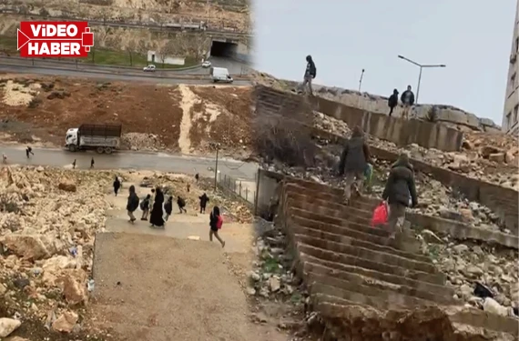 Çocukların okul yolu tehlike saçıyor