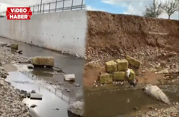 Derede bulunan taşlar neyi işaret ediyor?