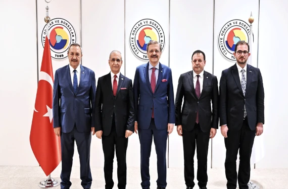 TOBB Başanı ile görüştüler