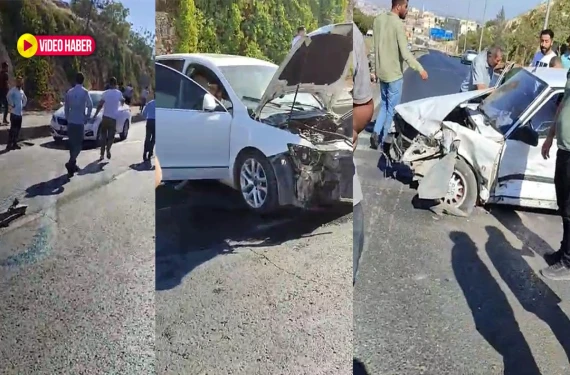 Sürücüler yaralandı