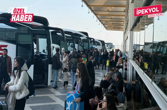 Otogarda yoğunluk yaşanıyor