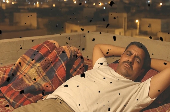 Adeta kara yağmur yağıyor