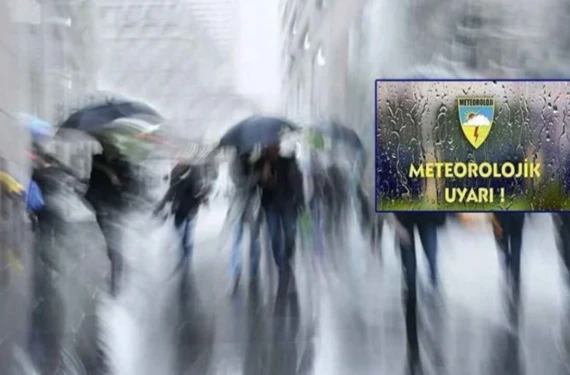 Gök gürültülü sağanak yağış bekleniyor