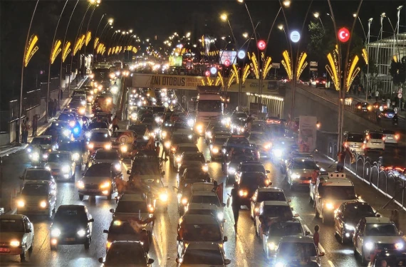 Kentteki araç sayısı şaşırttı