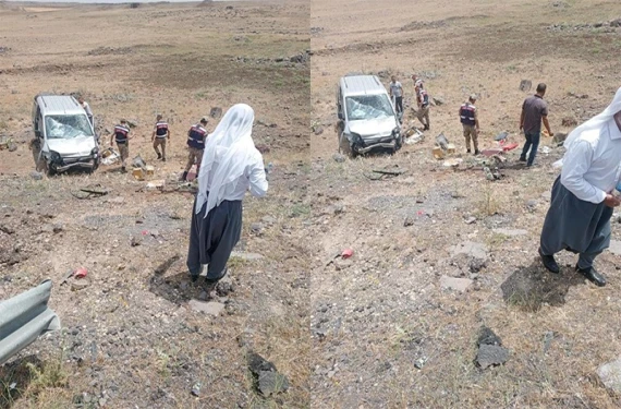 Şanlıurfa’da araç takla attı: