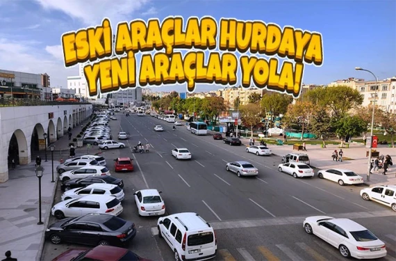 Binlerce araç...