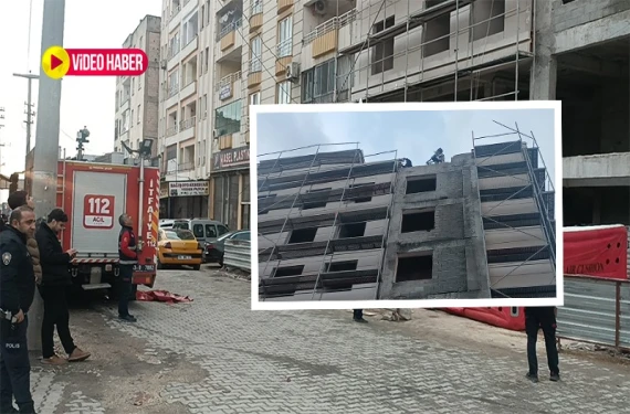 İnşaatın tepesine çıktı