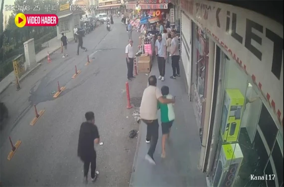 Silahlı saldırı kamerada