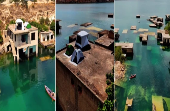 Sulara gömülü köyde hafta sonu…