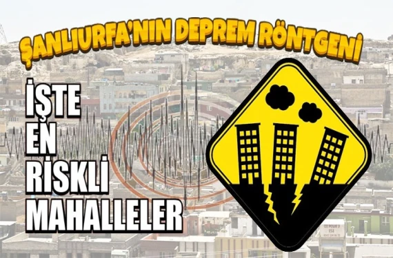 İşte Urfa'nın en riskli mahalleleri