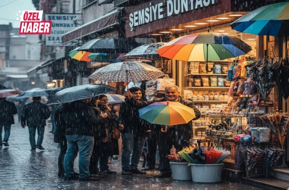 Yağmurla gelen bereket....