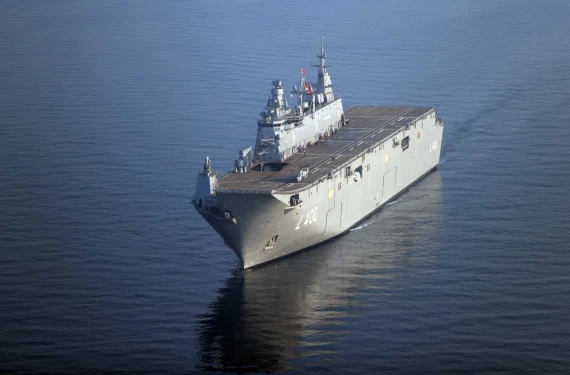 Türkiye'nin en büyük askeri gemisi…