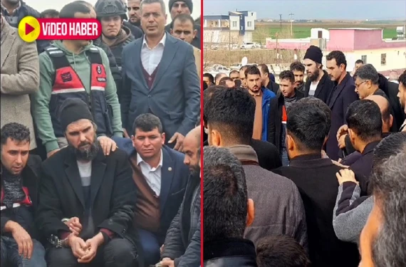 Elleri kelepçeli babasının cenazesine katıldı