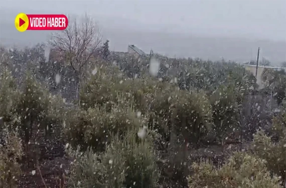 Lapa lapa yağıyor... İşte ilk görüntüler