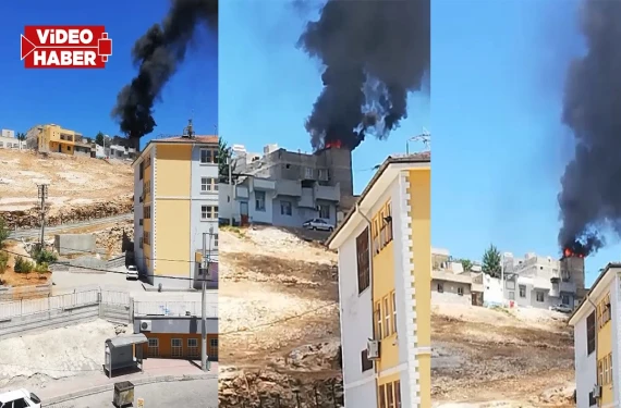 Mahalleliyi panikleten yangın
