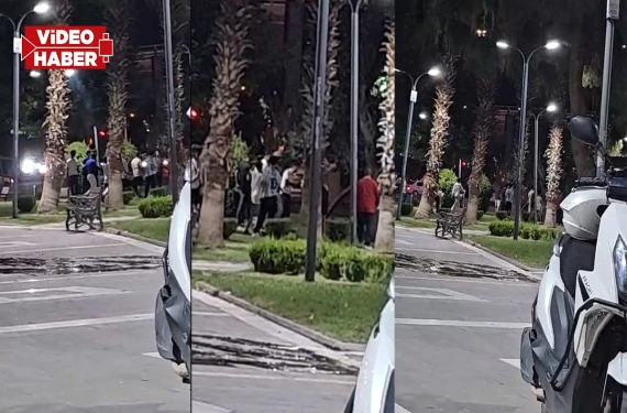 Yabancı uyruklu iki grup birbirine girdi