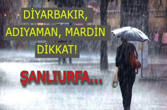 Meteoroloji komşu illeri sarı kodla uyardı!