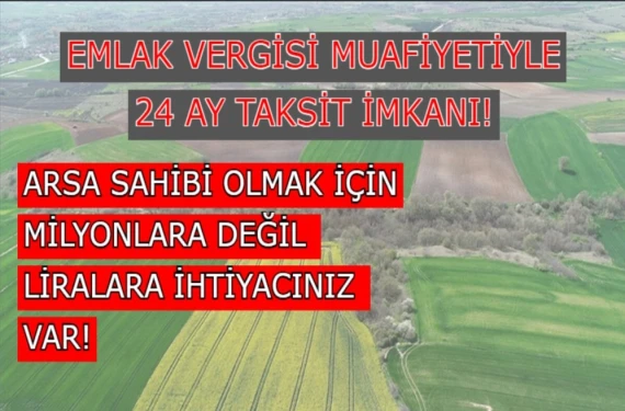 Hazineden yatırımcılar için arsa fırsatı!