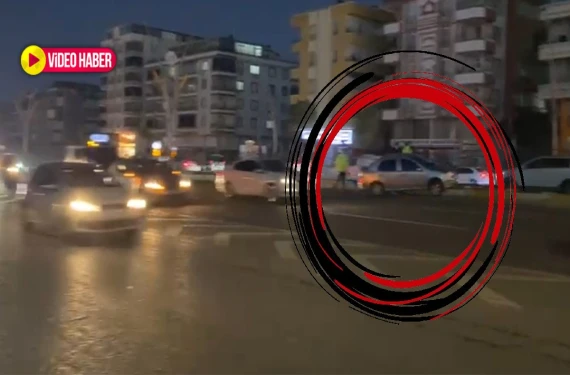 Otomobil orta refüje çıktı!