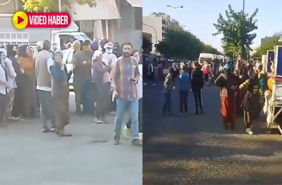 İşçiler yolları kapattı