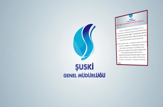 ŞUSKİ iddialara yanıt verdi