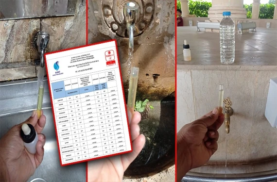 ŞUSKİ numune toplattı