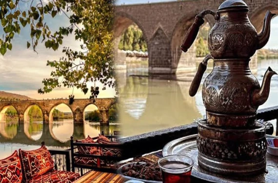 Tarihi köprüde çay keyfi pahalıya patladı!