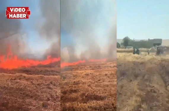 Mahalleli traktörlerle seferber oldu