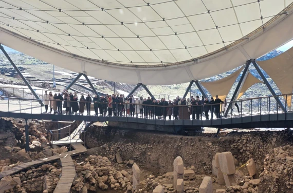 TİMBİR heyeti Göbeklitepe’ye hayran kaldı