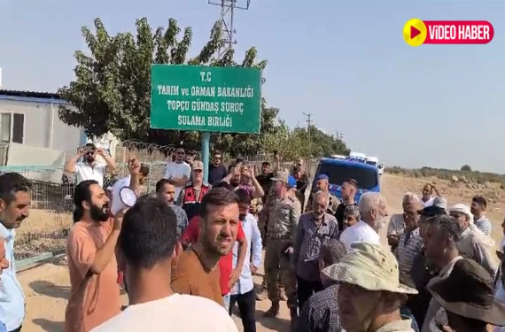 Sulama elektriği kesildi, çiftçiler tepkili