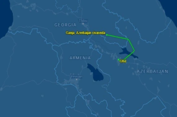 27 dakika sonra radardan kayboldu