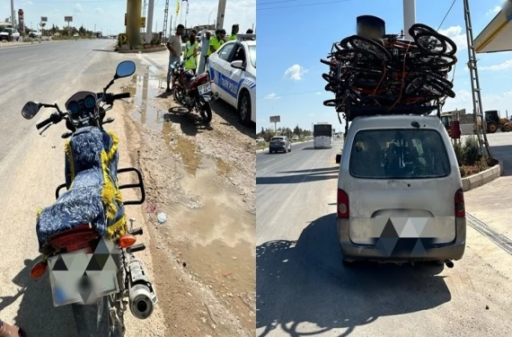 Onlarca sürücüye ceza yağdı