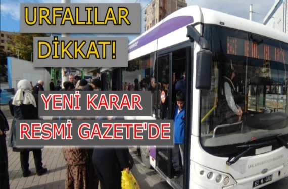 Resmi Gazete'de yayımlandı!