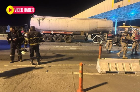 Akaryakıt yüklü tanker...