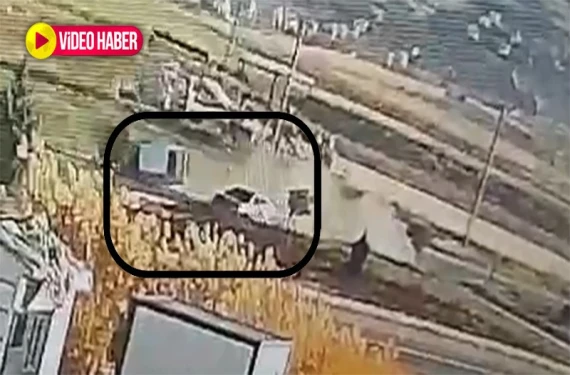 Şanlıurfa’da kaza anı kamerada!