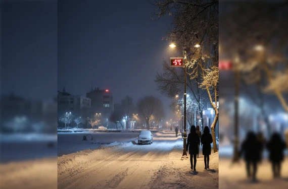 Kar gitti, ayazı kaldı: