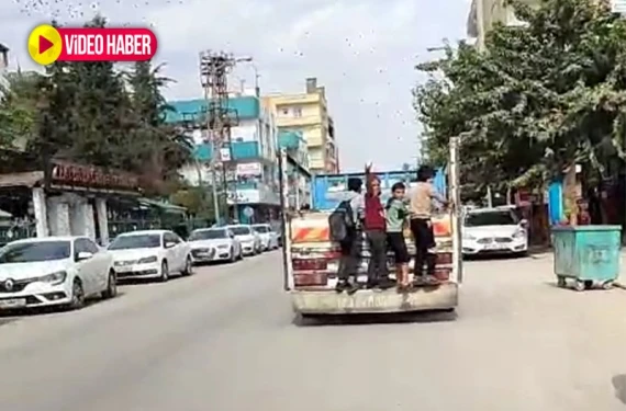 Kameraya yansıdı