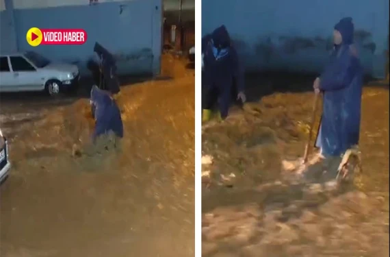 Vatandaşın Urfa Şivesiyle esprili “sel” anlatımı gülümsetti!