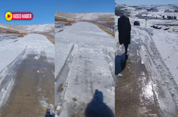 Şanlıurfa’da kar kırsal mahallenin yolunu kapattı!