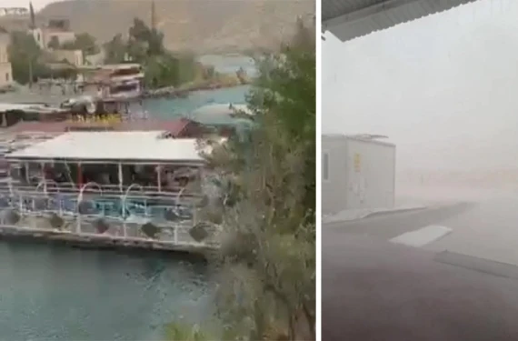 Şanlıurfa’da doğal afet paniği!