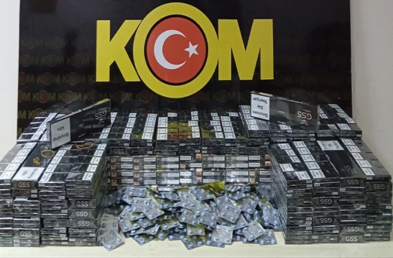 2 bin 680 gümrük kaçağı sigara!