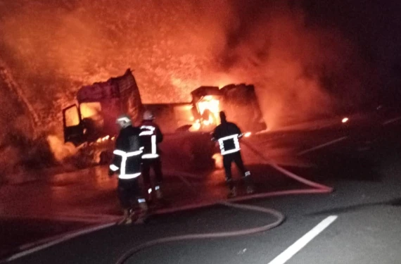 Akaryakıt yüklüydü...