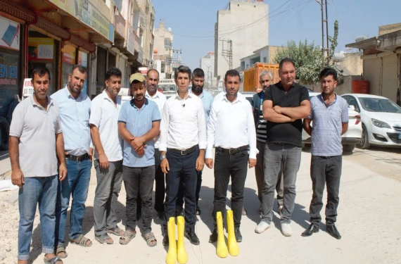 Suruç'ta geciken altyapı çalışmalarına tepki!
