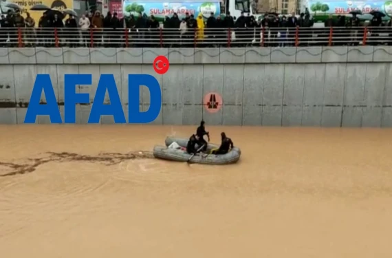 Urfa’da sağanak yağış devam ediyor