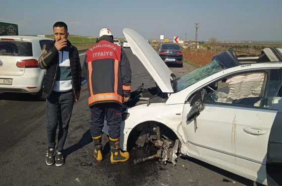 Şanlıurfa’da korkutan kaza