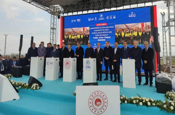 Bakan Özhaseki katıldı