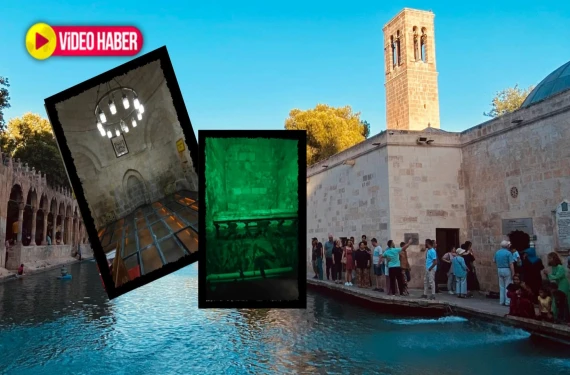 İçinde balıklar yüzen cami: