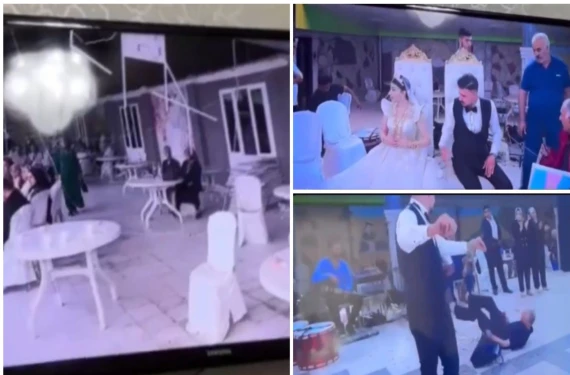 Düğün değil korku filmi!
