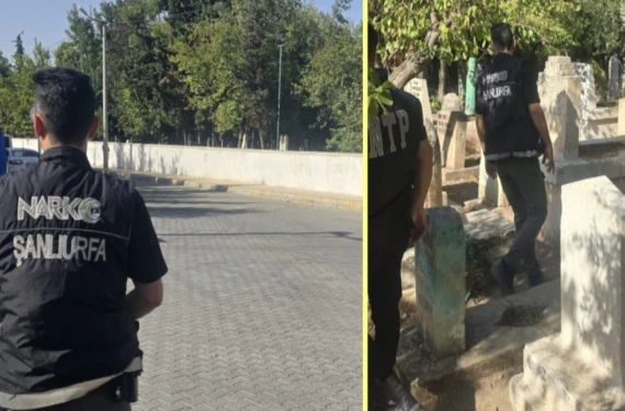 Harran Kapı Mezarlığı'nda denetim
