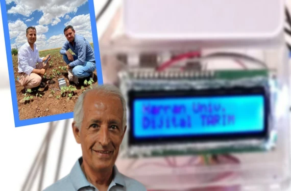 Güneş paneli ile şarj oluyor...